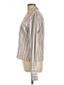 Assorted Brands Stripes Ivory Long Sleeve Button-Down Shirt Size 12 - photo 5