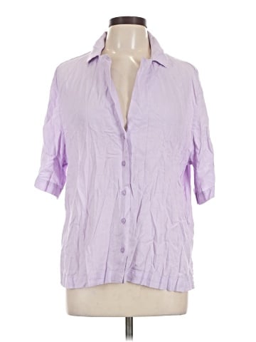 H&M 3/4 Sleeve Button-Down Shirt (view 1)