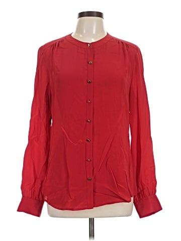 Banana Republic Long Sleeve Silk Top (view 1)