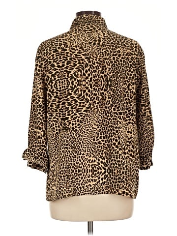 Notations 3/4 Sleeve Button-Down Shirt (view 2)