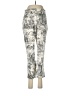 Sutton Studio Print Ivory Casual Pants Size 6 - photo 1
