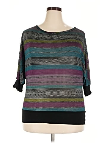 Charming Charlie 3/4 Sleeve Top (view 1)