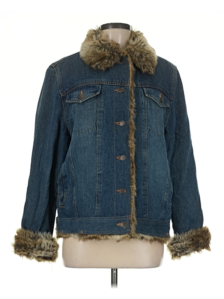 Pre-owned Assorted Brands Denim Jacket In Blue