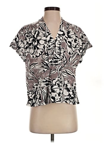 Banana Republic Factory Store Short Sleeve Blouse (view 1)