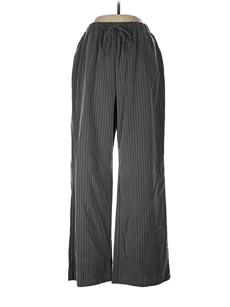 Pre-owned Ci Sono Casual Pants In Gray