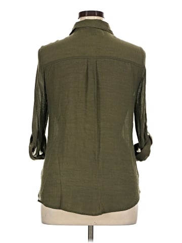 B.wear 3/4 Sleeve Button-Down Shirt (view 2)