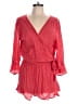 Timing 100% Rayon Solid Red Romper Size L - photo 1
