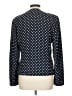 Liz Claiborne Collection 100% Polyester Polka Dots Blue Blazer Size 12 - photo 2