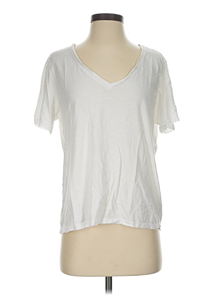 Pre-owned Marine Layer Short Sleeve T-shirt In Silver