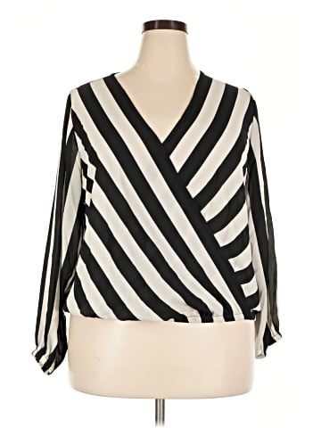 Ashley Stewart Long Sleeve Blouse (view 1)