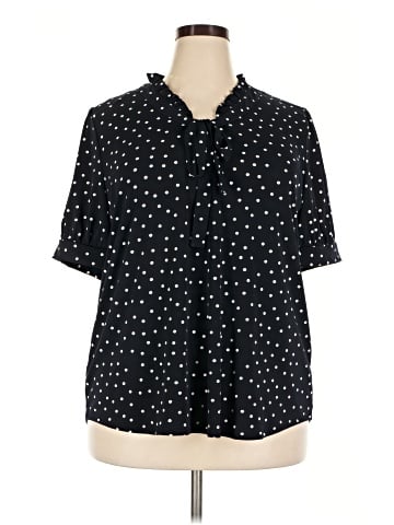 Adrianna Papell Short Sleeve Blouse (view 1)