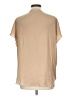 Maison d' Amelie 100% Polyester Tan Short Sleeve Blouse Size L - photo 2