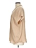 Maison d' Amelie 100% Polyester Tan Short Sleeve Blouse Size L - photo 5