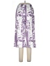 Unbranded Tropical Floral White Purple Casual Pants Size L - photo 1