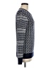 Equipment Chevron-herringbone Blue Pullover Sweater Size M - photo 4