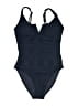 Nautica Chevron-herringbone Blue One Piece Swimsuit Size S - photo 1