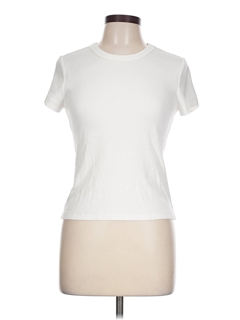 Pre-owned Marine Layer Short Sleeve T-shirt In Ivory