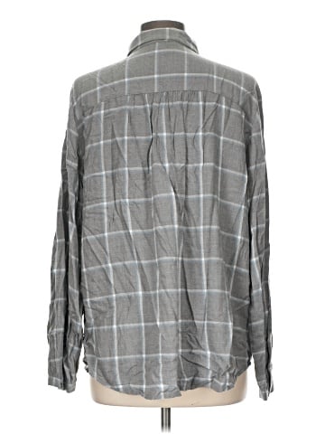 Ann Taylor LOFT Outlet Long Sleeve Button-Down Shirt (view 2)