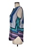Brixon Ivy 100% Polyester Blue Sleeveless Blouse Size M - photo 5