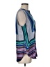 Brixon Ivy 100% Polyester Blue Sleeveless Blouse Size M - photo 4