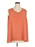 Cato 100% Polyester Orange Sleeveless Top Size 22 - photo 1
