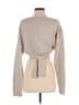 Elizabeth and James Metallic Tan Wool Pullover Sweater Size S - photo 2