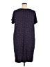 Basic Editions 100% Cotton Blue Casual Dress Size 3X - photo 2