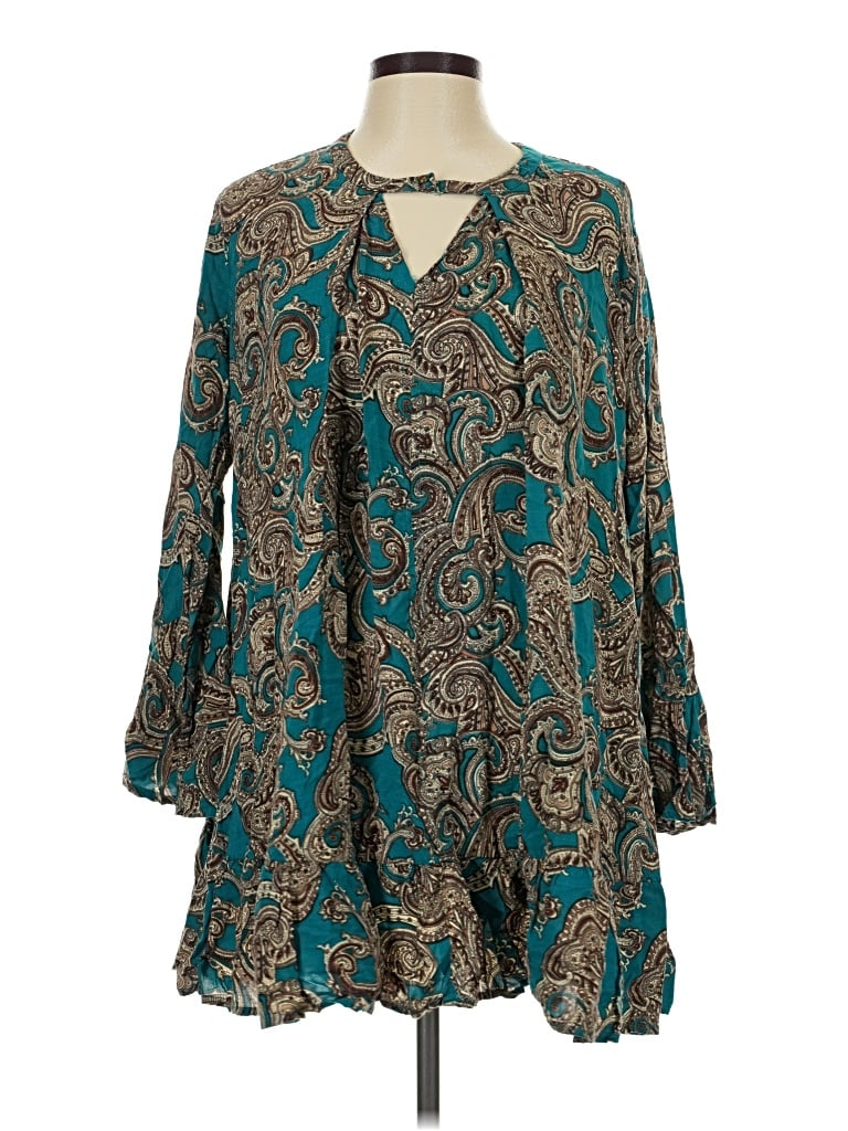 Pre-owned Umgee Casual Dress In Teal