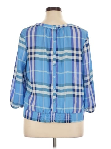7th Avenue Design Studio New York & Company 3/4 Sleeve Blouse (view 2)