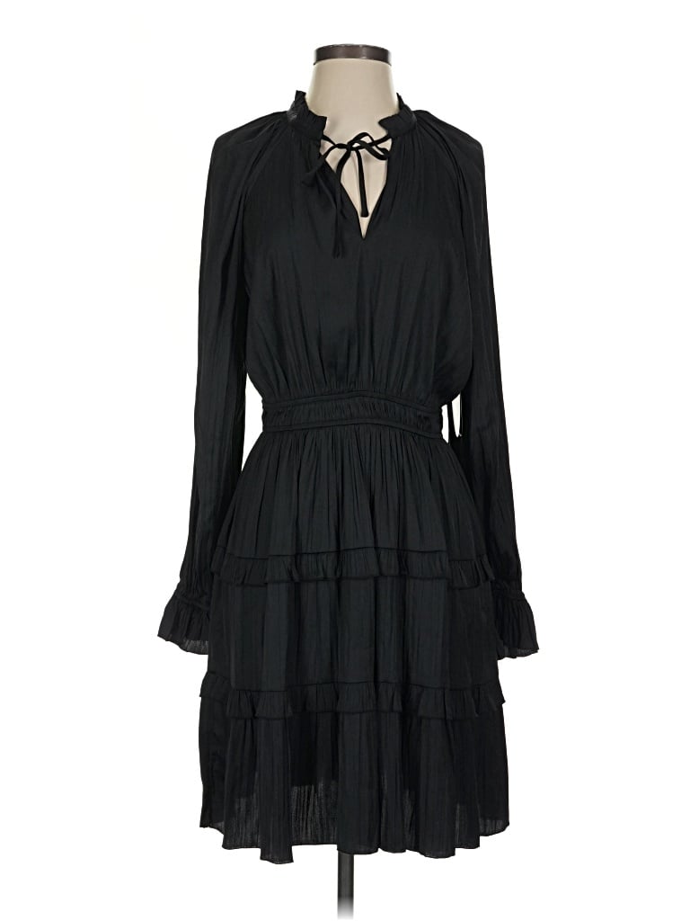 Scoop Casual Dress In Black