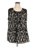 Cato 100% Polyester Black Sleeveless Blouse Size 22 - photo 1