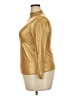 SKIMS Metallic Gold Long Sleeve Top Size 4X - photo 5