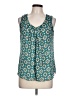 Liz Claiborne 100% Polyester Teal Tank Top Size L (petite) - photo 1