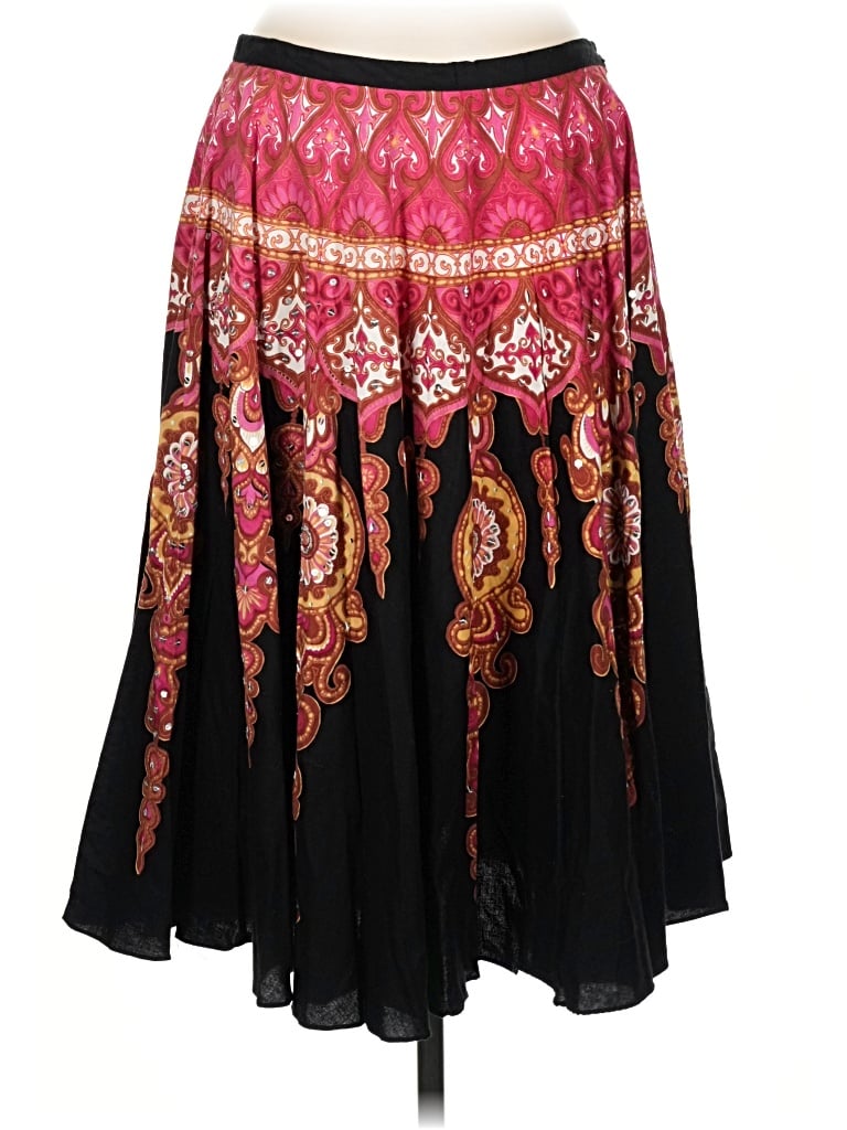 Pre-owned Angie Formal Skirt In Burgundy
