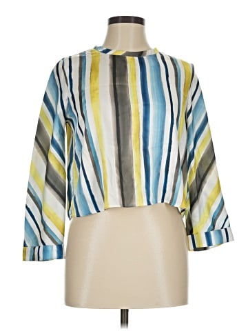 Zara Basic 3/4 Sleeve Blouse (view 1)