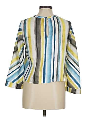 Zara Basic 3/4 Sleeve Blouse (view 2)