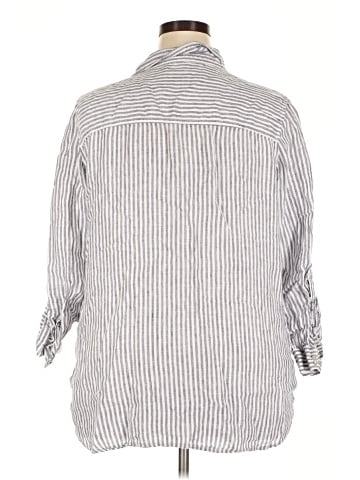 Tahari 3/4 Sleeve Button-Down Shirt (view 2)