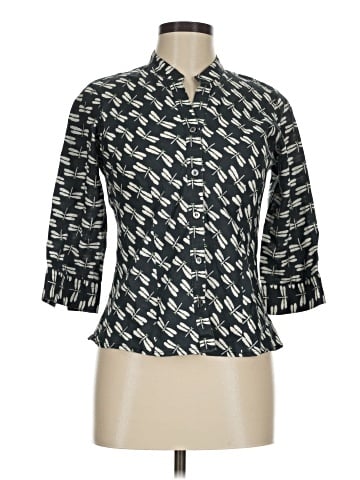 Jim Thompson 3/4 Sleeve Button-Down Shirt (view 1)