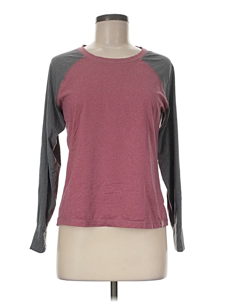 Pre-owned Weekend 3/4 Sleeve T-shirt In Burgundy