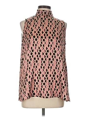Marella Sleeveless Silk Top (view 1)
