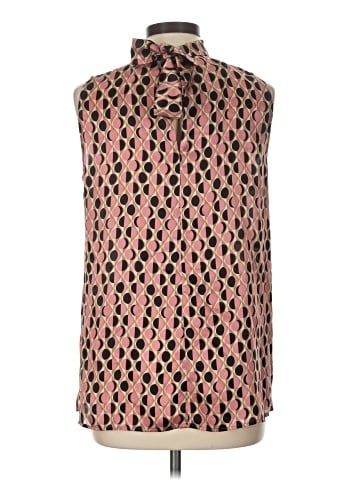 Marella Sleeveless Silk Top (view 2)