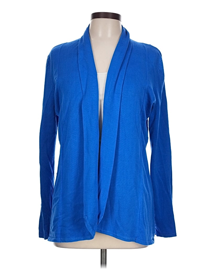 Pre-owned Red Cardigan Sweater In Blue
