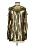 MICHAEL Michael Kors 100% Polyester Metallic Gold Long Sleeve Blouse Size S - photo 2