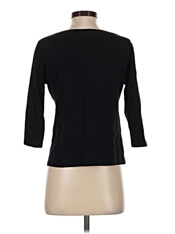 Karen Scott Long Sleeve Henley (view 2)