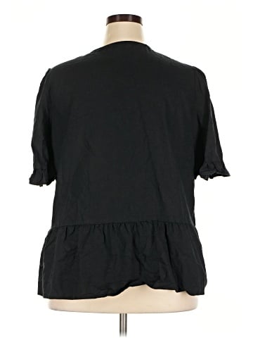 Cj Banks Short Sleeve Blouse (view 2)