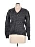 Lafayette 148 New York Tweed Gray Pullover Sweater Size L - photo 1