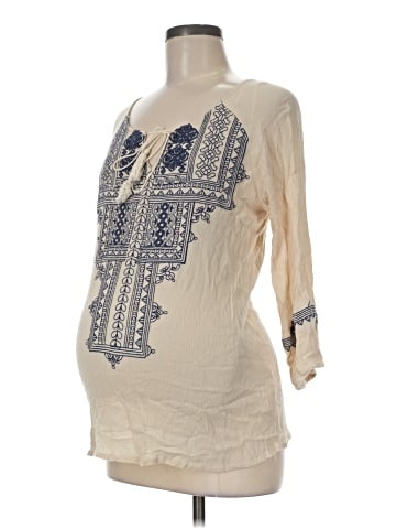 A Pea in the Pod 3/4 Sleeve Blouse (view 1)