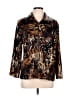 Ruby Rd. Animal Print Gold Blazer Size 12 - photo 1