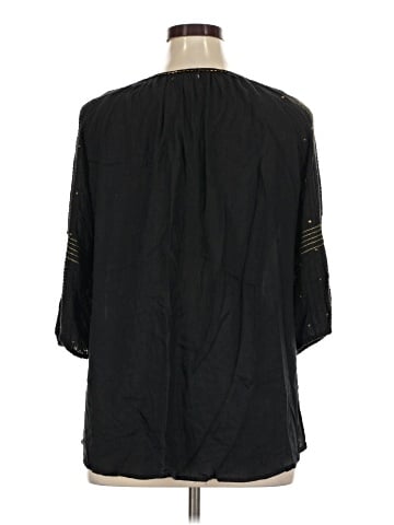 One World 3/4 Sleeve Blouse (view 2)