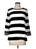 Talbots Outlet Stripes Black Pullover Sweater Size L - photo 1